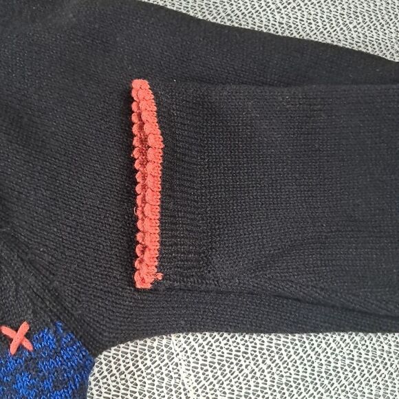 Vtg Terazzo Halloween Ugly Button Sweater Cardigan Owl Cat Ghost  Granny Core - Picture 4 of 9